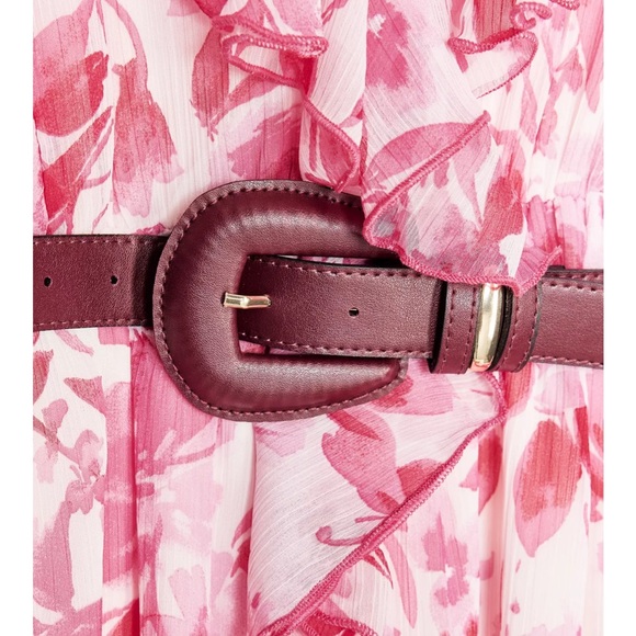 Zara Pink Floral Dress - Picture 7 of 9